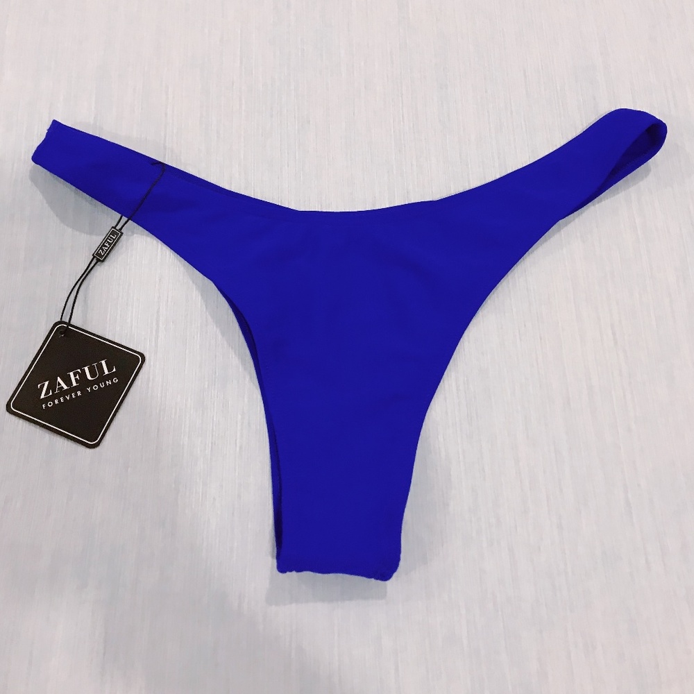 Zaful Blue Bikini Bootm